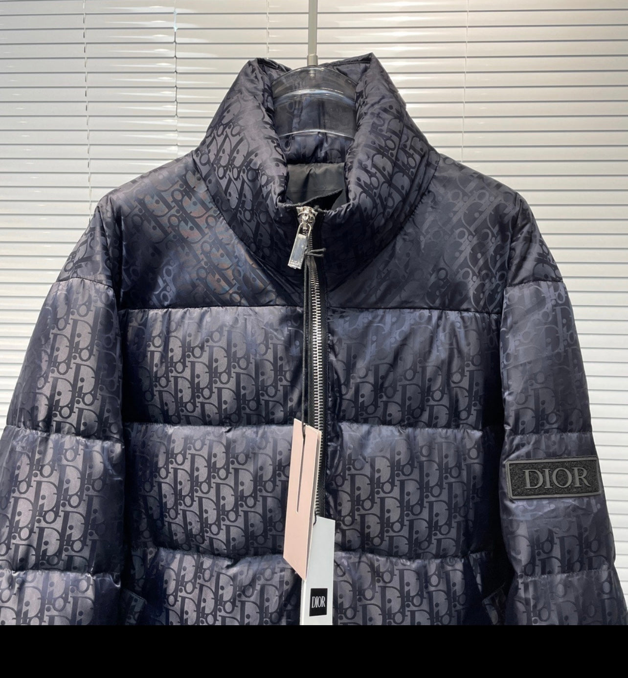 CD oblique black down jacket invoice 2023