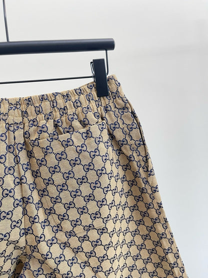 Gg-Shorts braun / blau