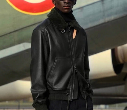Veste Lv FULL CUIR LEATHER VRAI LEATHER BLACK