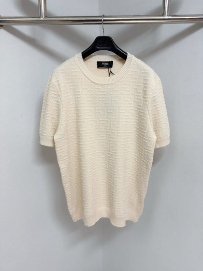 Pull Selleria en coton FF beige