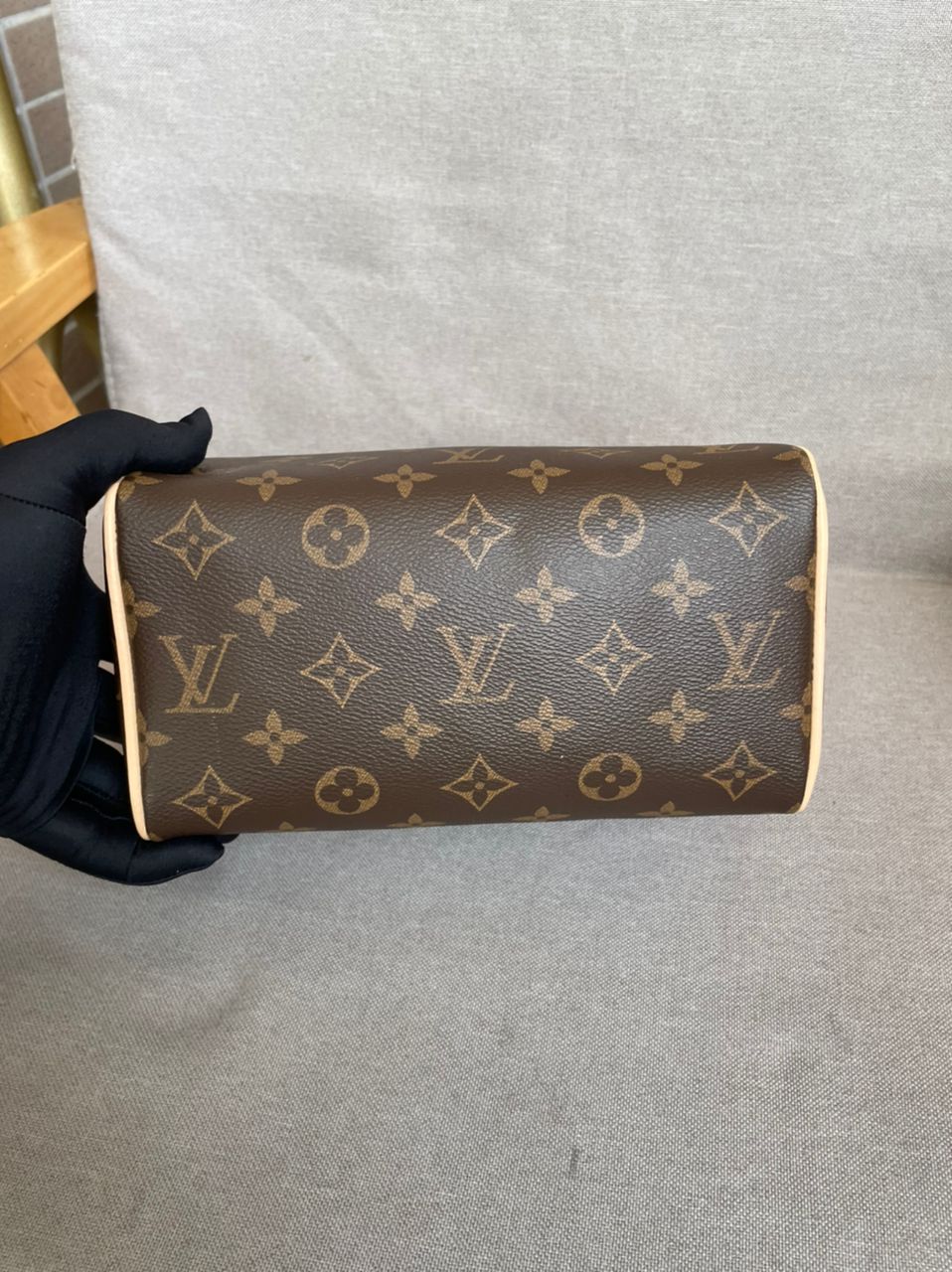Sac speedy bandoulière intérieur beige 20 facture