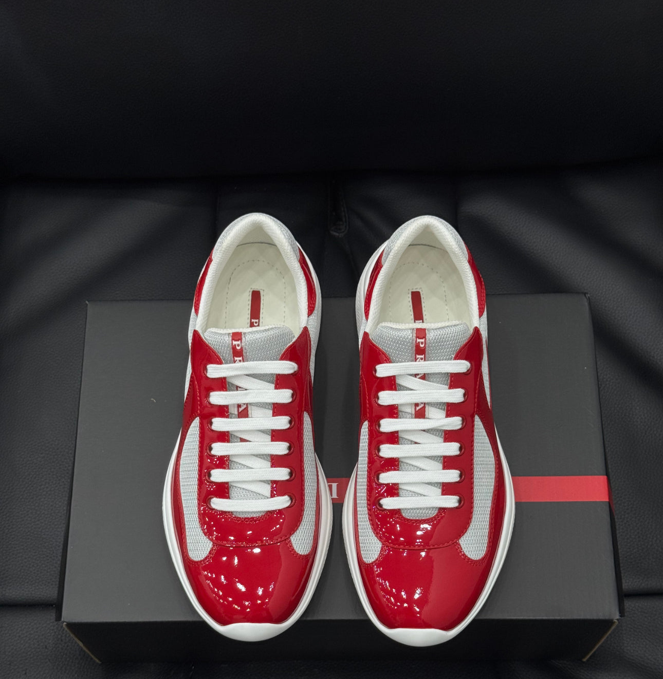 Sneakers Prd America ´ s Cup  tissu bike lisse red 10/10 V3S