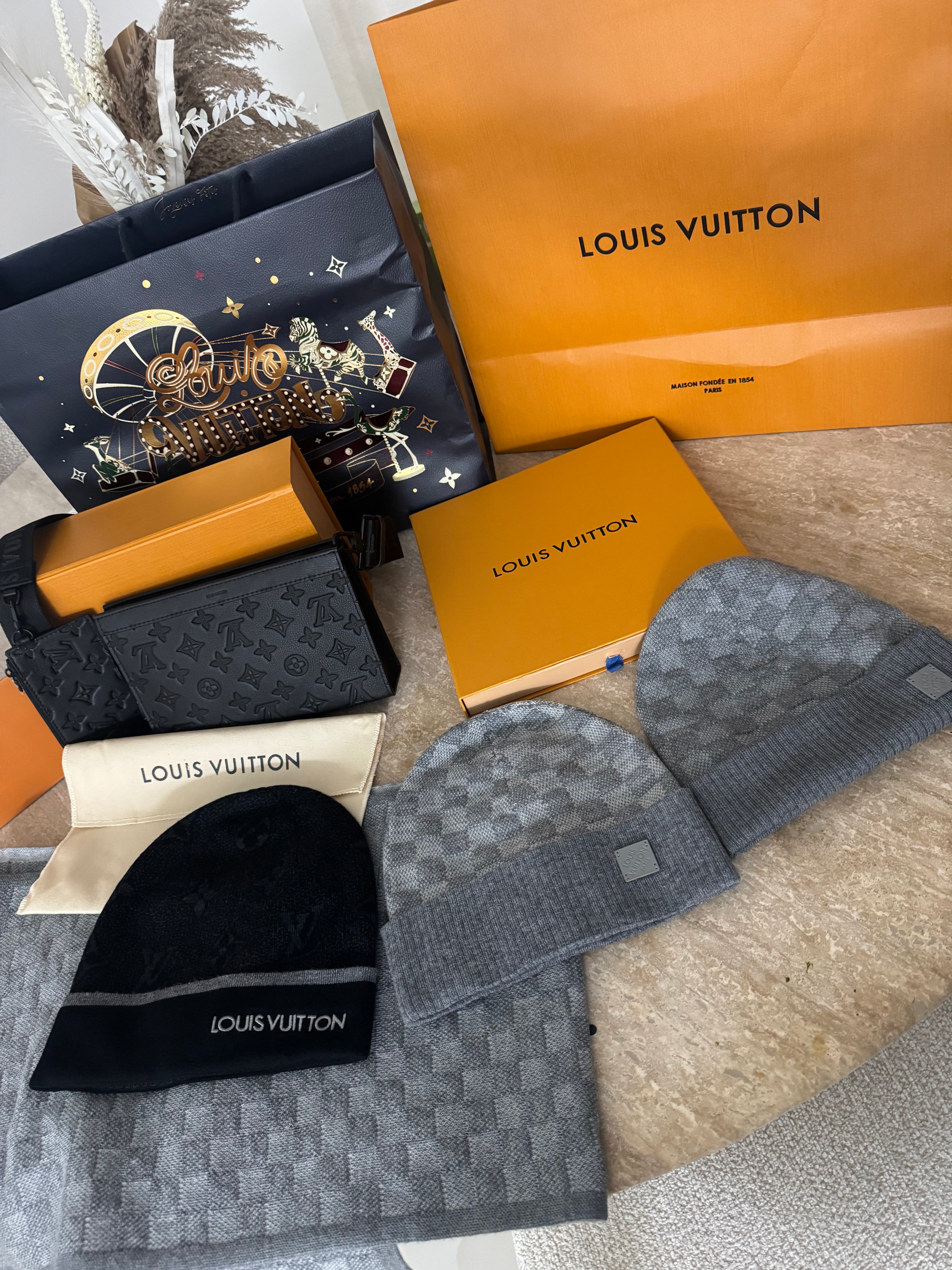 Bonnet Lv Neo Petit Damier avec ticket 📦⚡️🚚