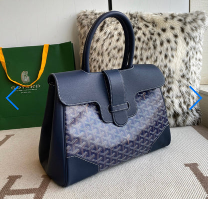 Sac cabas Saigon Blue navy facture