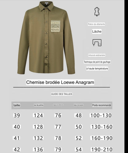 Chemise Loew en coton noir 10/10