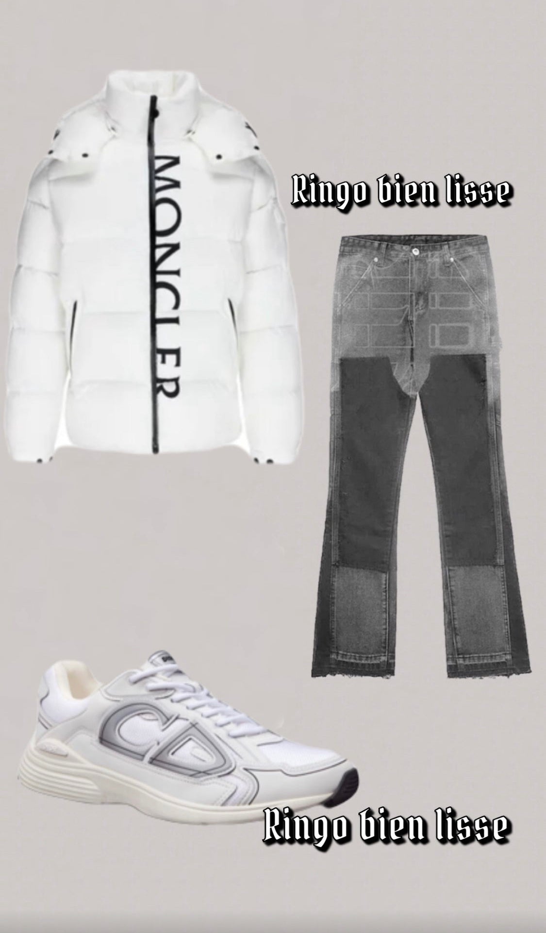 Style hiver blanc