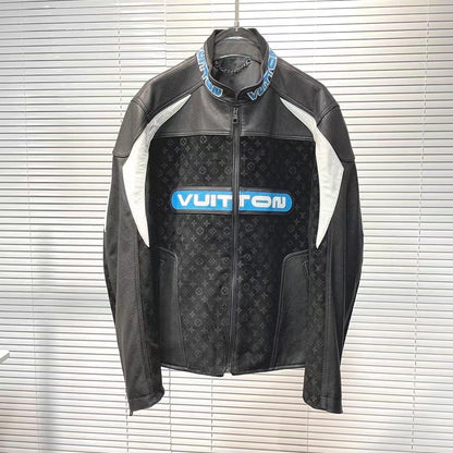 Veste Lv FULL CUIR LEATHER VRAI LEATHER BLACK