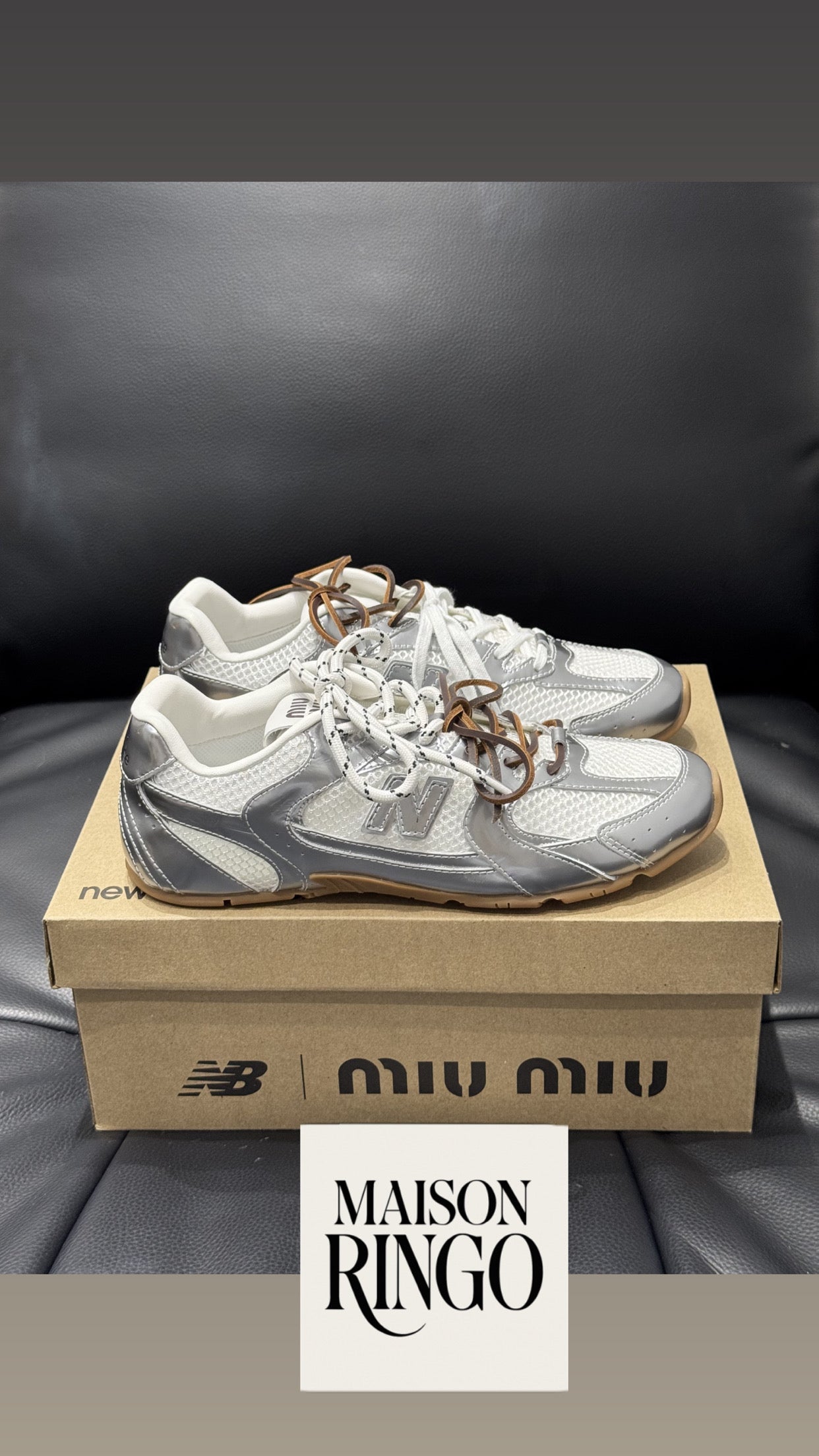 New B 530 SL Miu Miu Metallic Argenté (femme)
