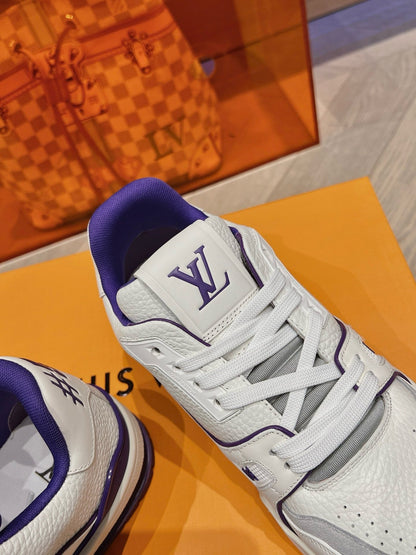 Lv trainers blanche/purple  facture