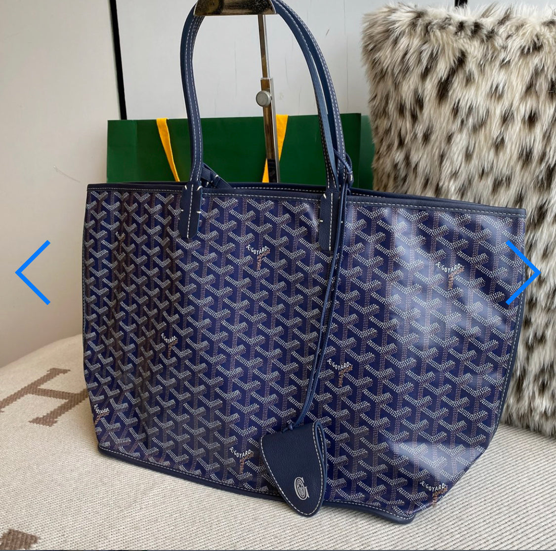 Sac saint louis  blue navy facture