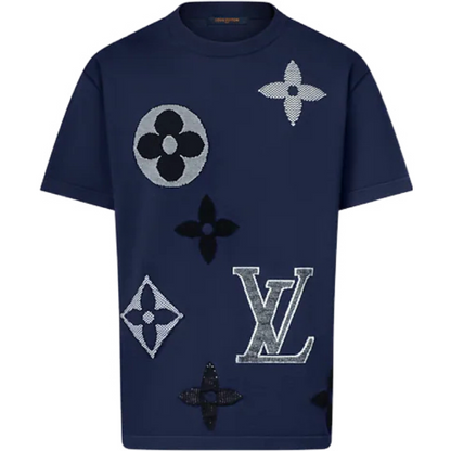 Tee shirt Monogram maille à col rond 10/10