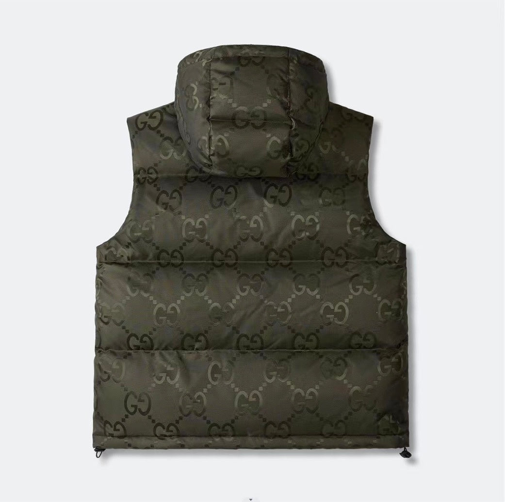 Veste GG jumbo sans manche  kaki