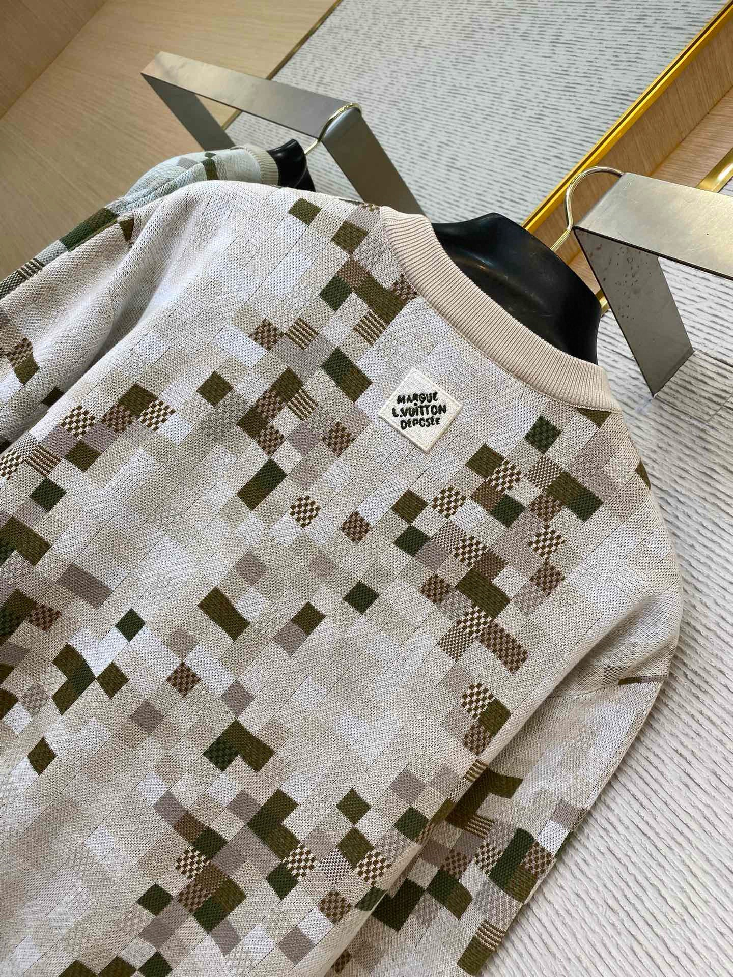 Pull à col rond graphique