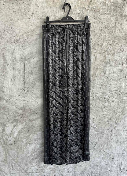 Casa B black silk shirt/pants