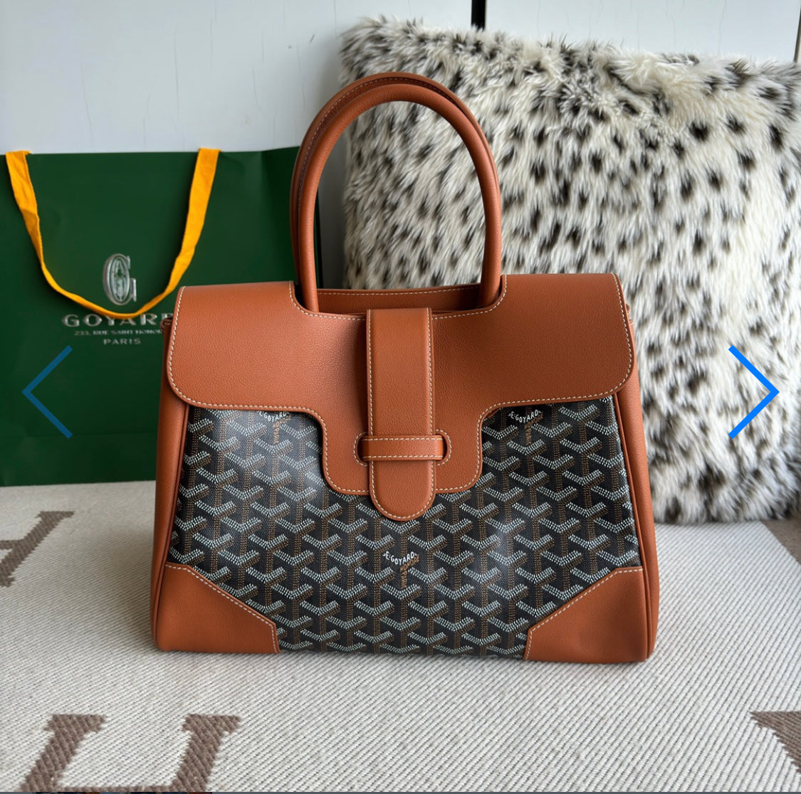 Sac cabas Saigon Brown facture