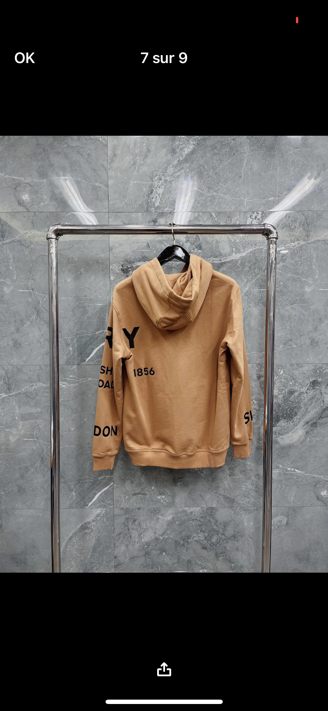 Sweat brb marron facture