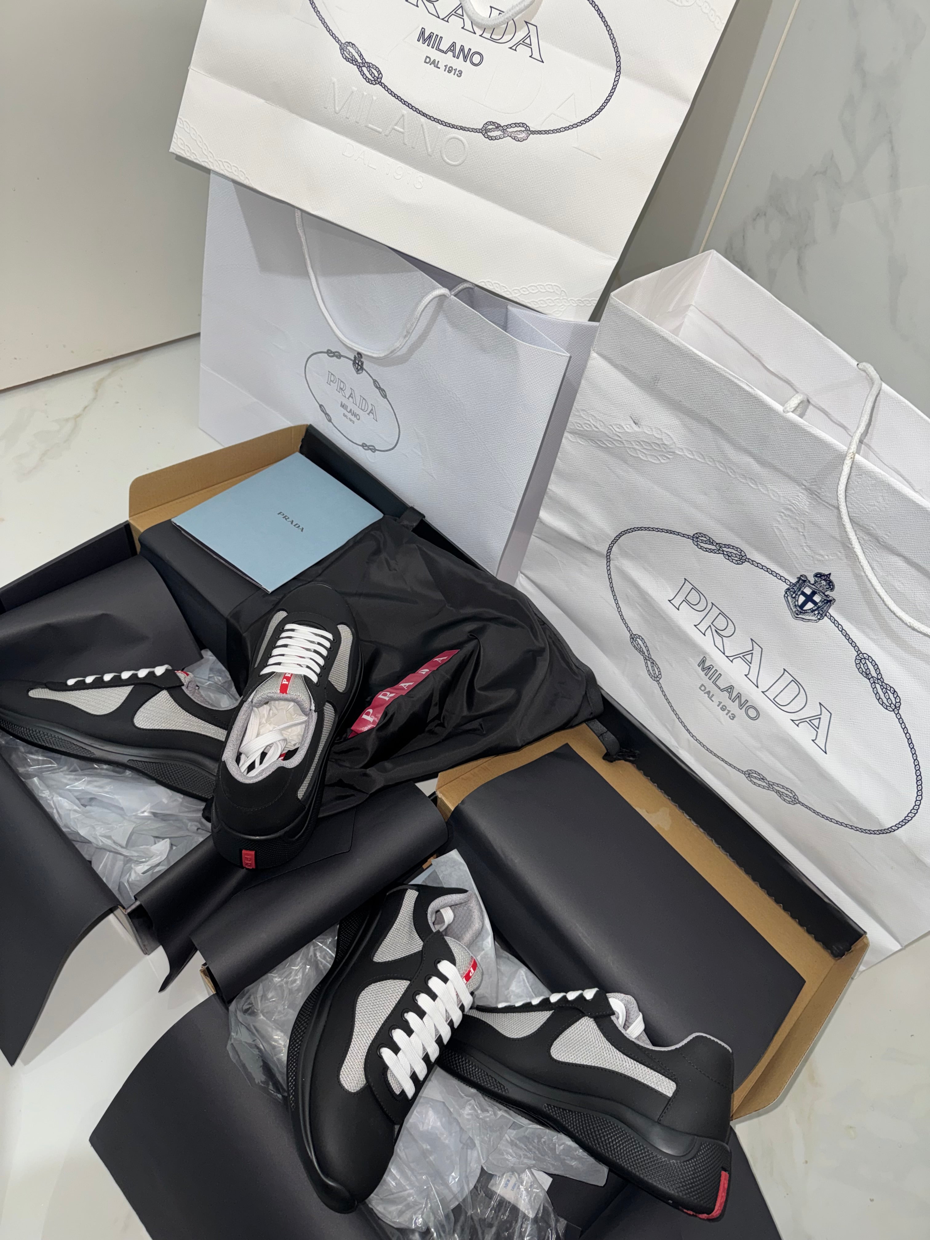 Sneakers Prd America ´ s Cup black Gomme & tissu bike 10/10