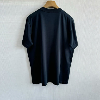 T-shirt CD Archives Labels, coupe relax Jersey de coton noir