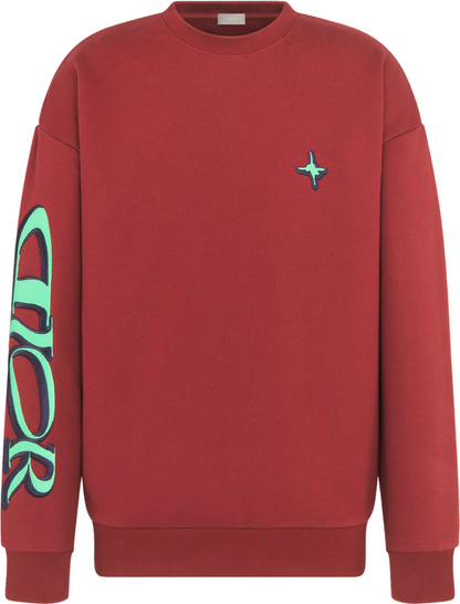 Sweatshirt CD AND LEWIS HAMILTON molleton de coton rouge