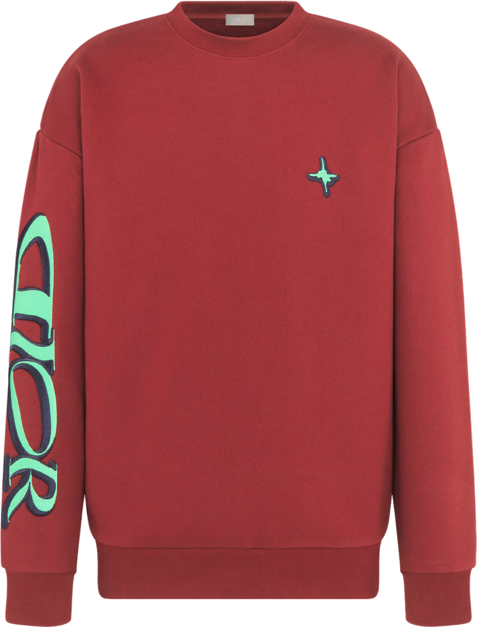 Sweatshirt CD AND LEWIS HAMILTON molleton de coton rouge