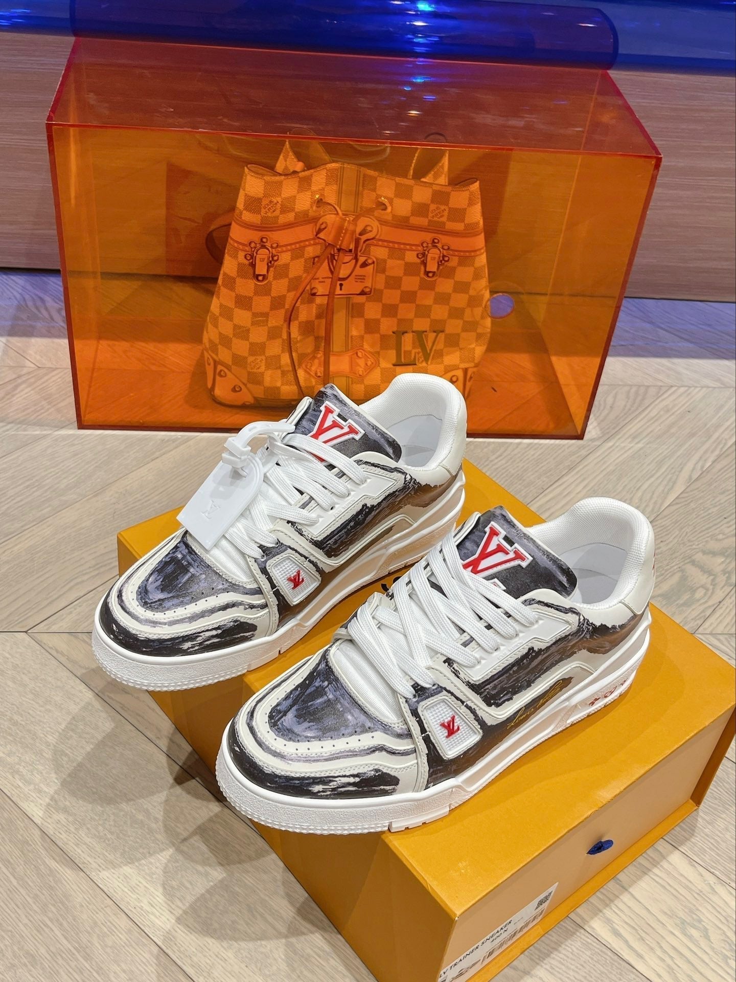 Lv trainers cuir facture