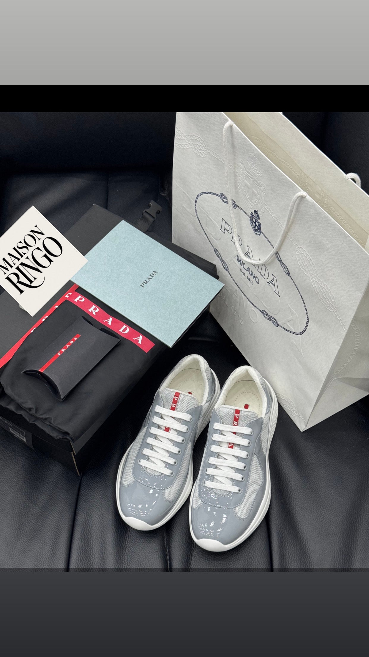 Sneakers Prd America ´ s Cup  tissu bike lisse grey 10/10 V3S