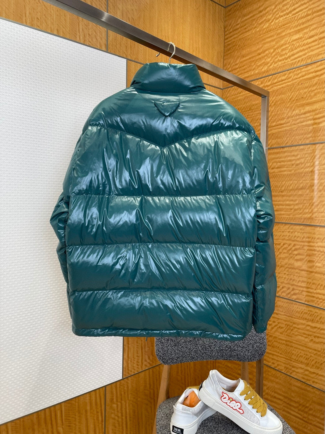 Doudoune PRD Triangle logo Green