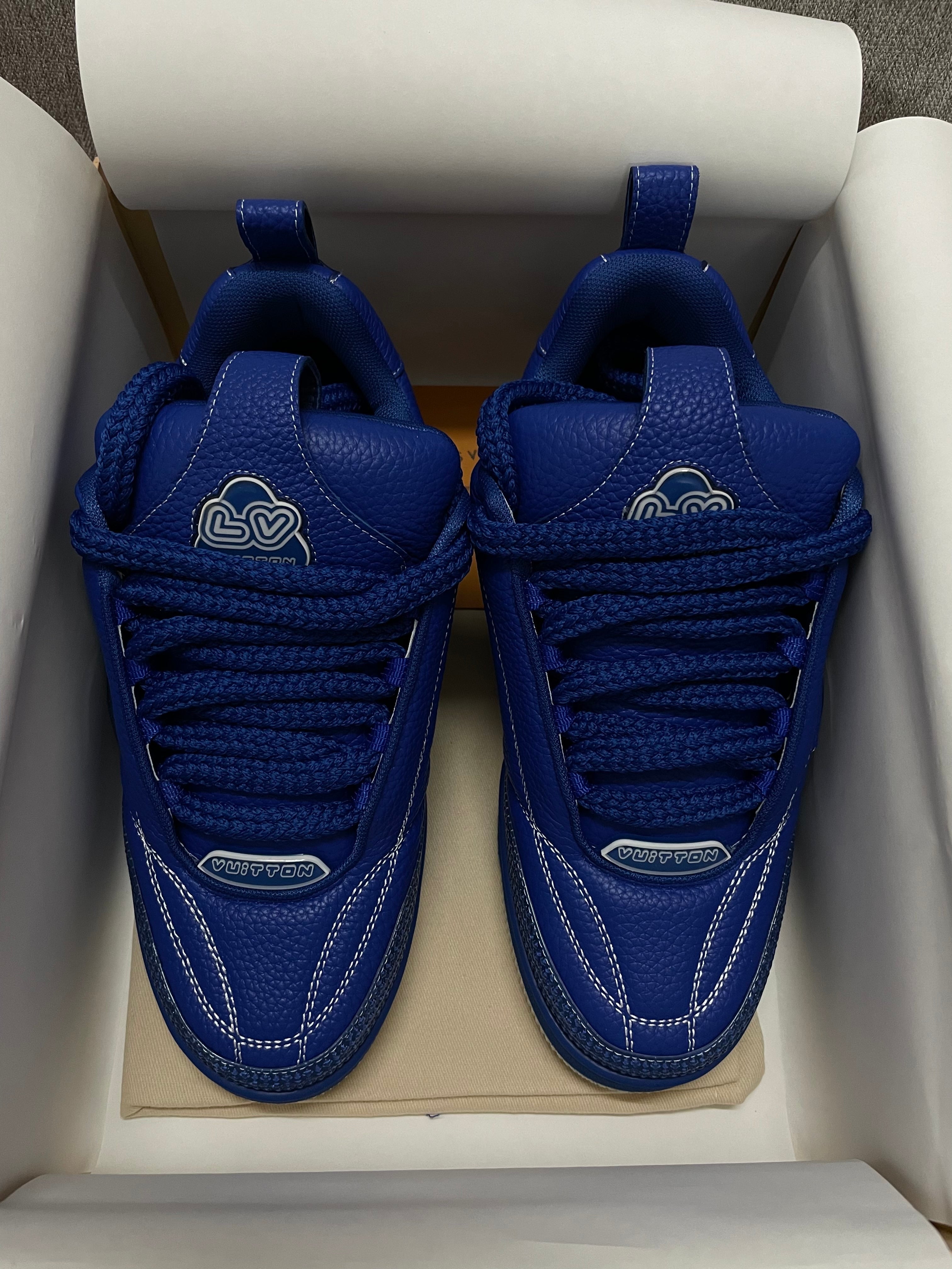 Sneakers  Lv Skate blue 10/10 facture