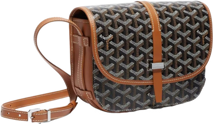 Sac Belvédère  vintage leather brown facture