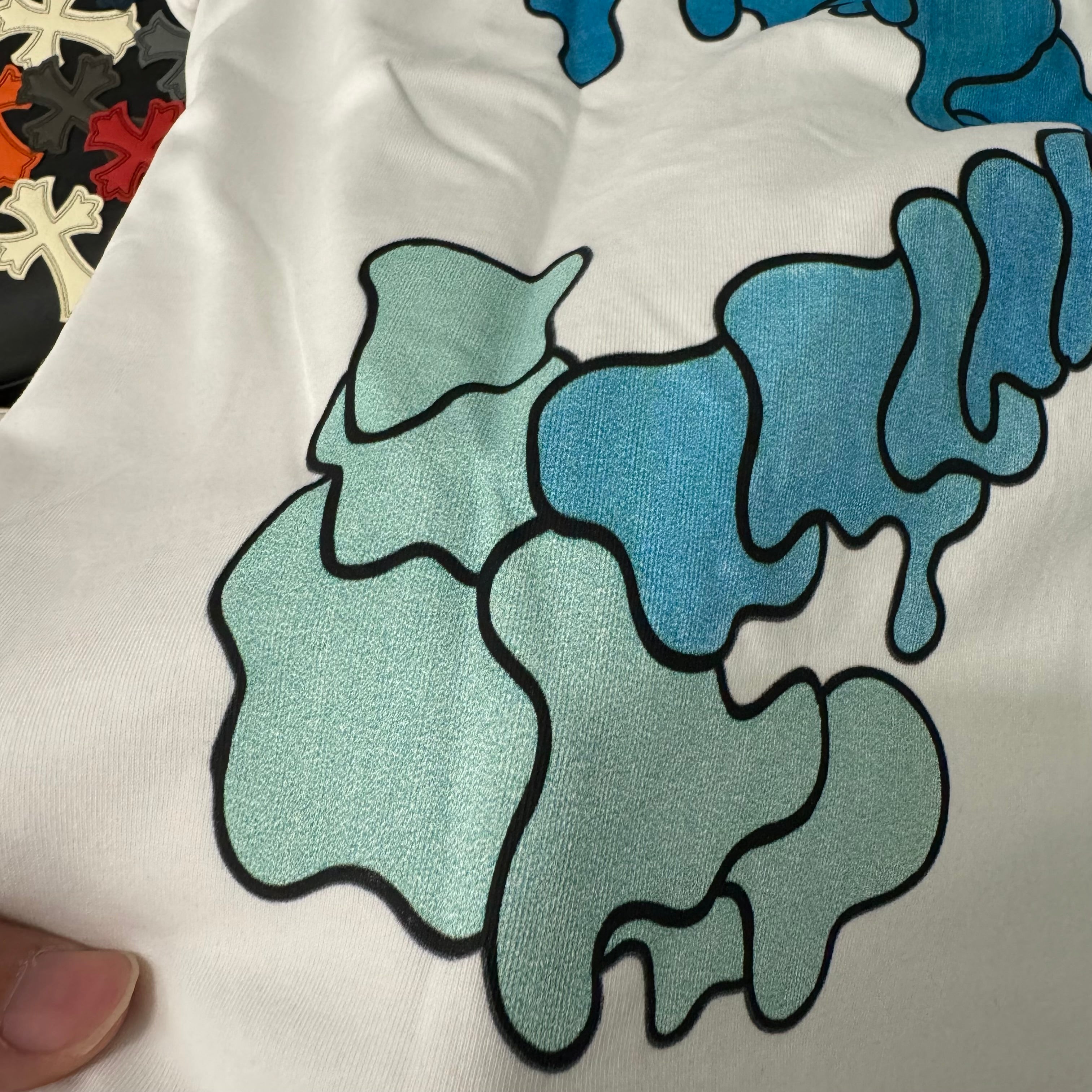 OFF-WHITE baby Blue Marker oversized t-shirt