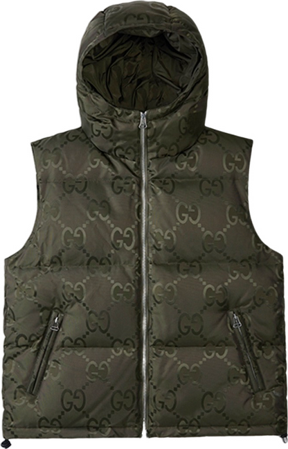 Veste GG jumbo sans manche  kaki