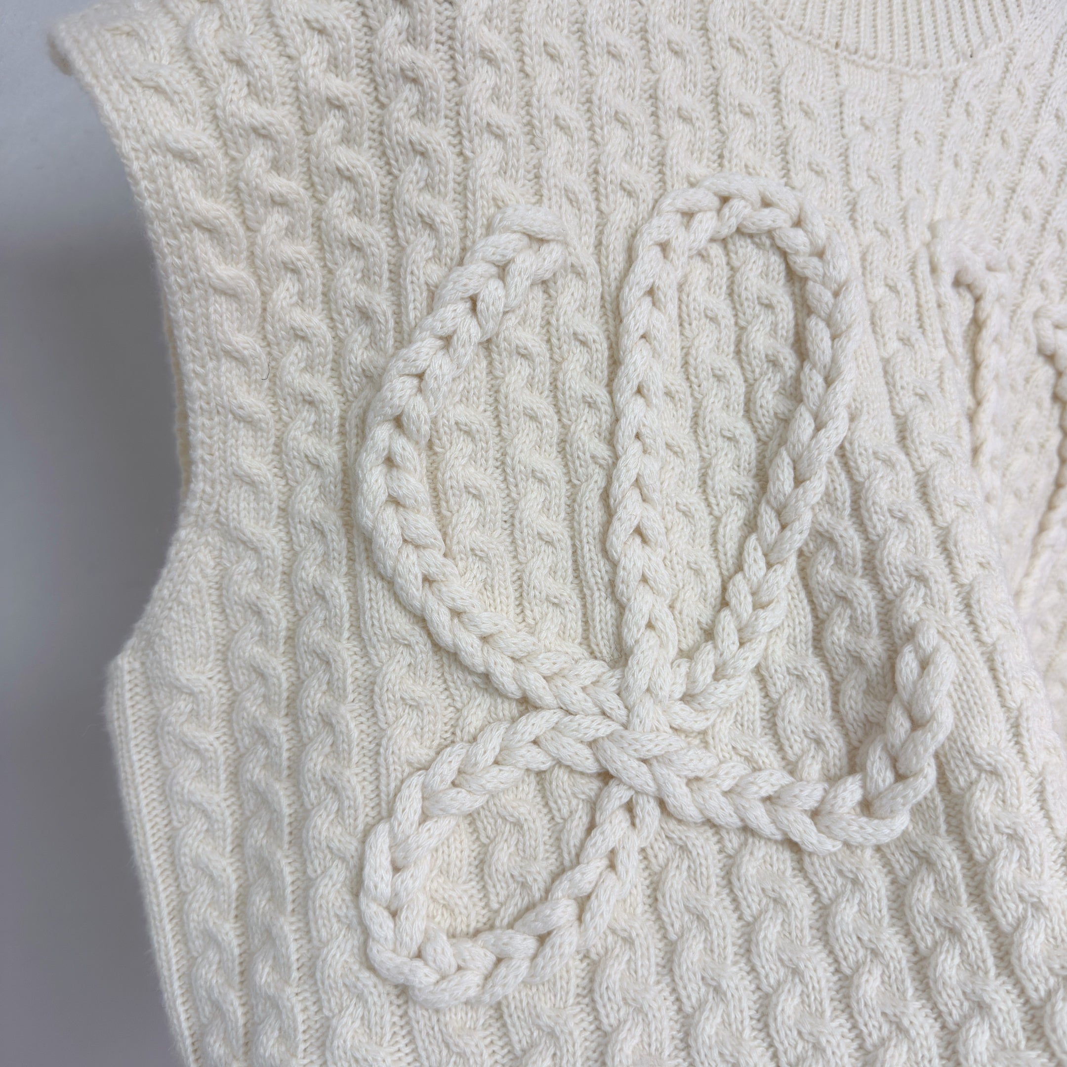 Pull  sans manches en laine LOEW