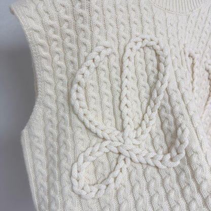 Pull  sans manches en laine LOEW