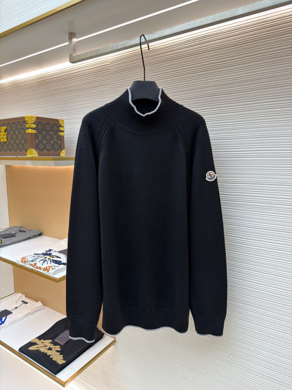 PULL MONCLR NOIR HOMME 10/10