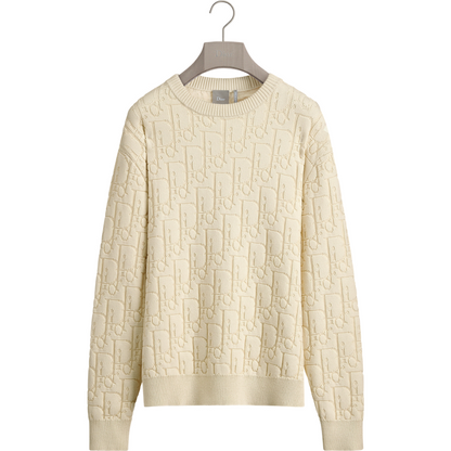 Pull Cd oblique  ecru beige
