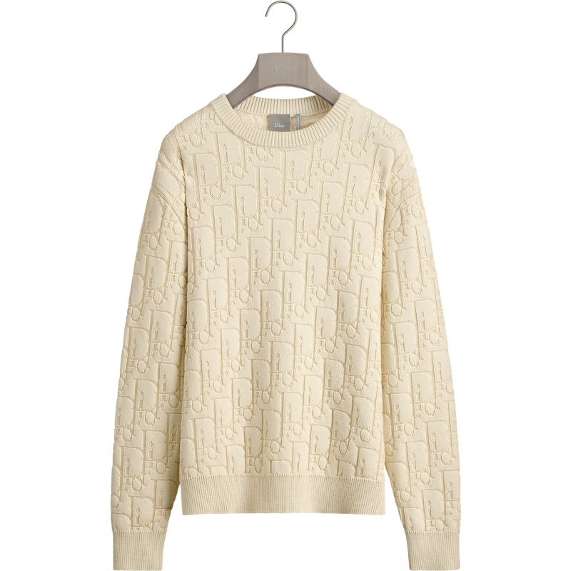 Pull Cd oblique  ecru beige