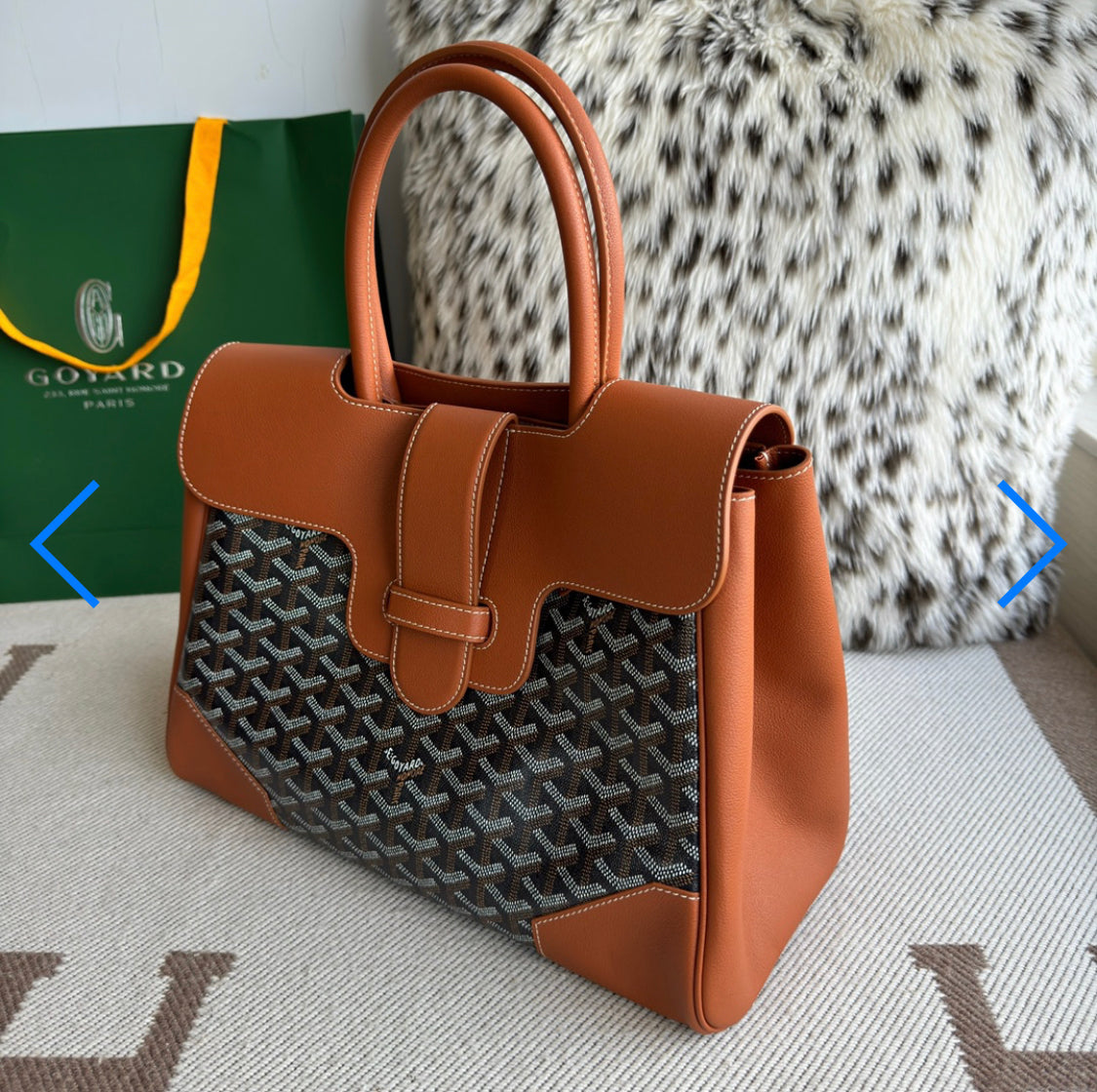 Sac cabas Saigon Brown facture