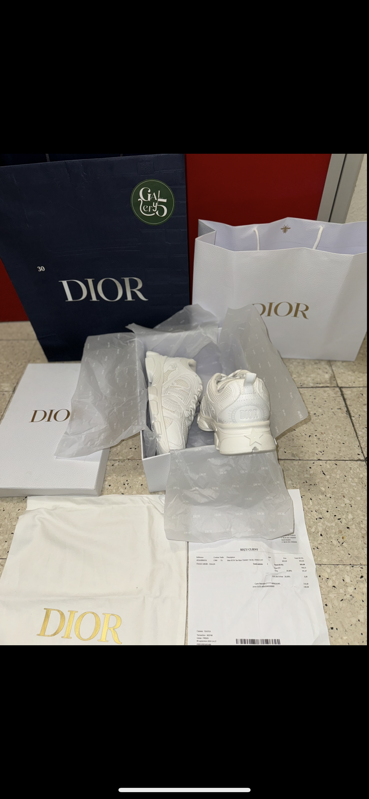 SNEAKERS CD CHRONO FACTURE PACKAGING COMPLET