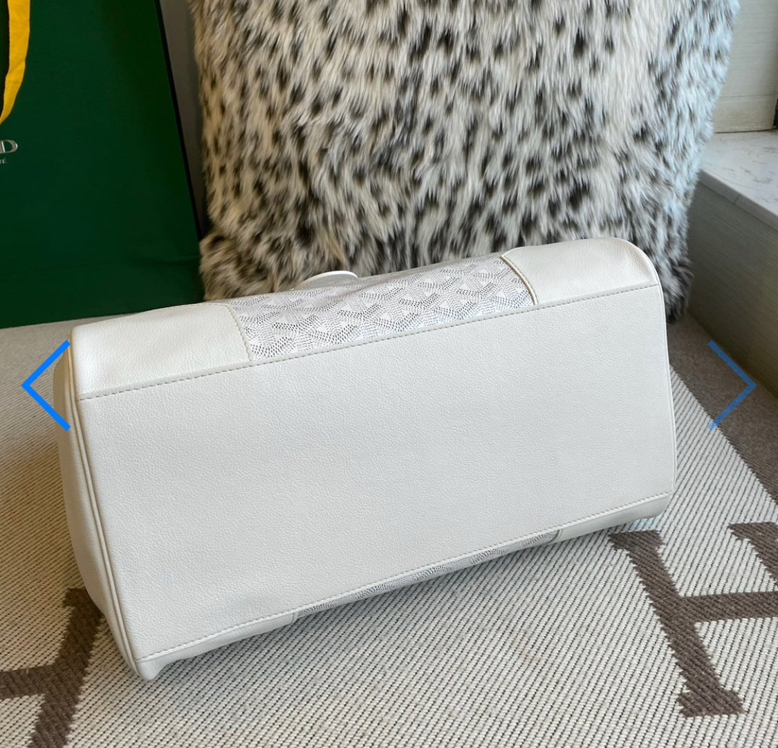 Sac cabas Saigon white facture