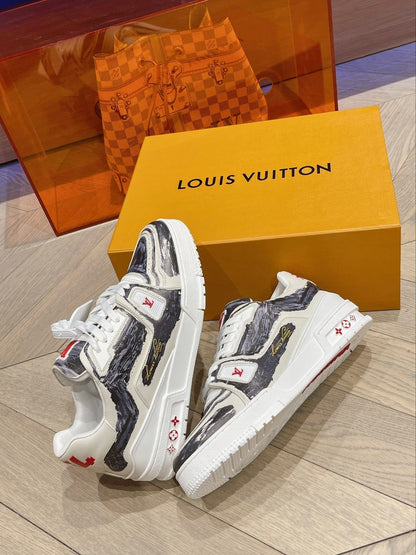 Lv trainers cuir facture