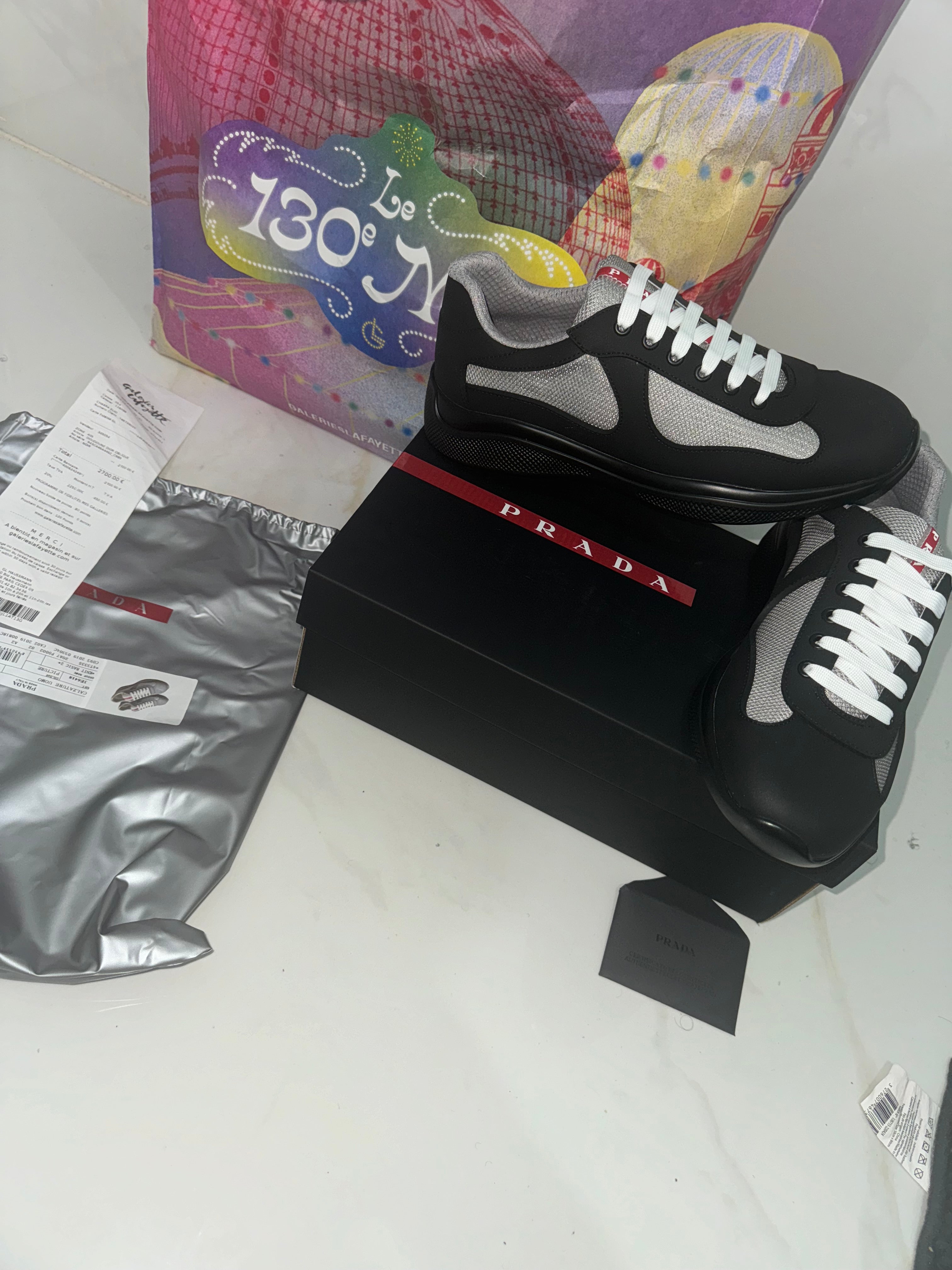 Sneakers Prd America ´ s Cup black Gomme & tissu bike