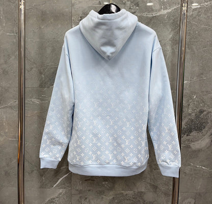 Sweat Lv facture blue sky /  white