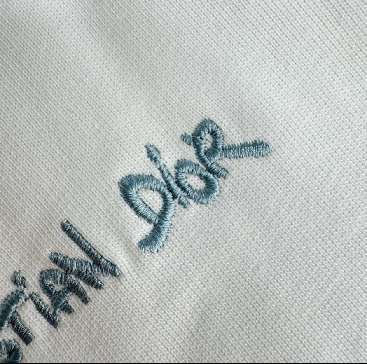 T shirt Cd bleu blanc