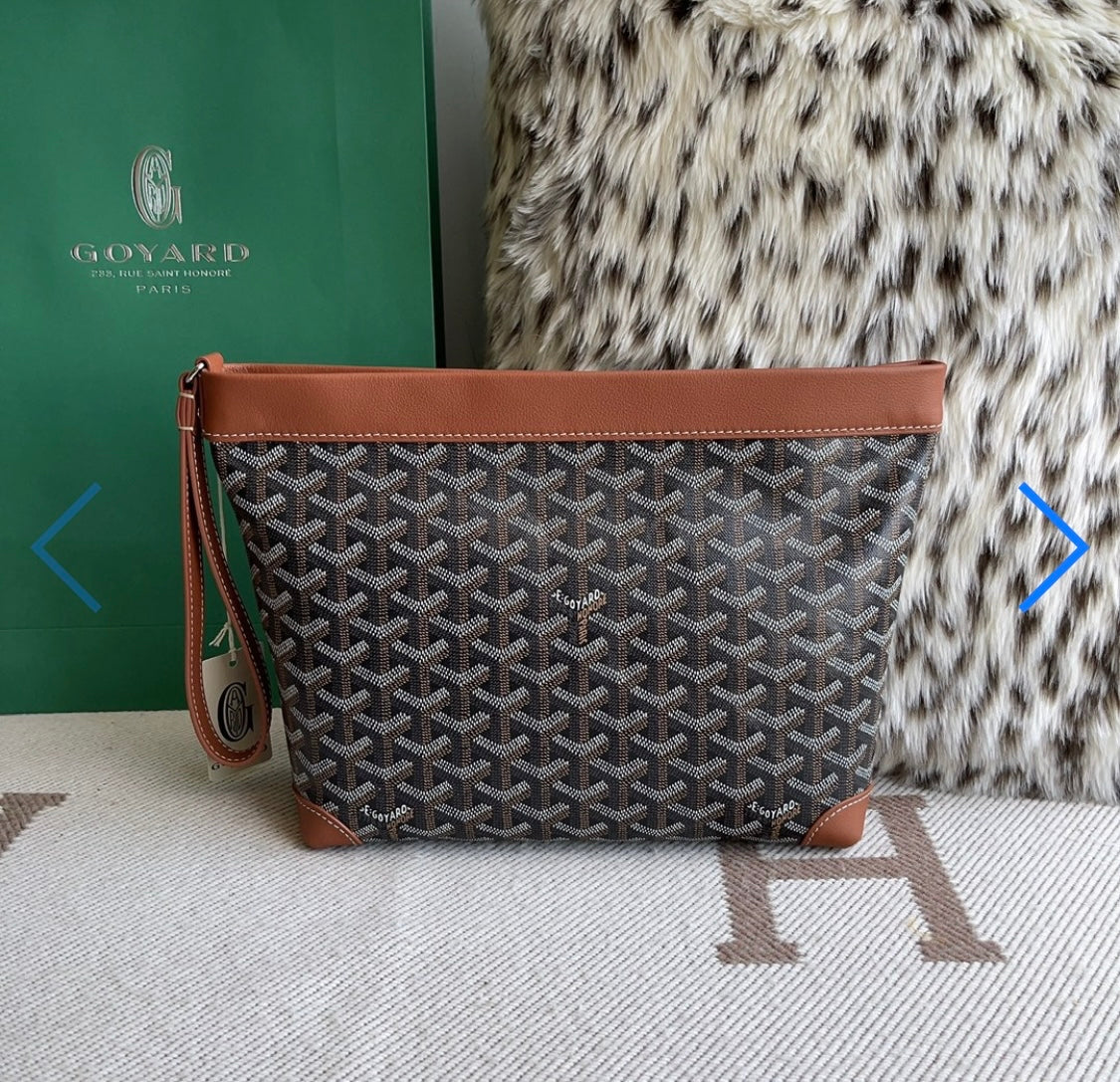 Pochette conti  brown facture