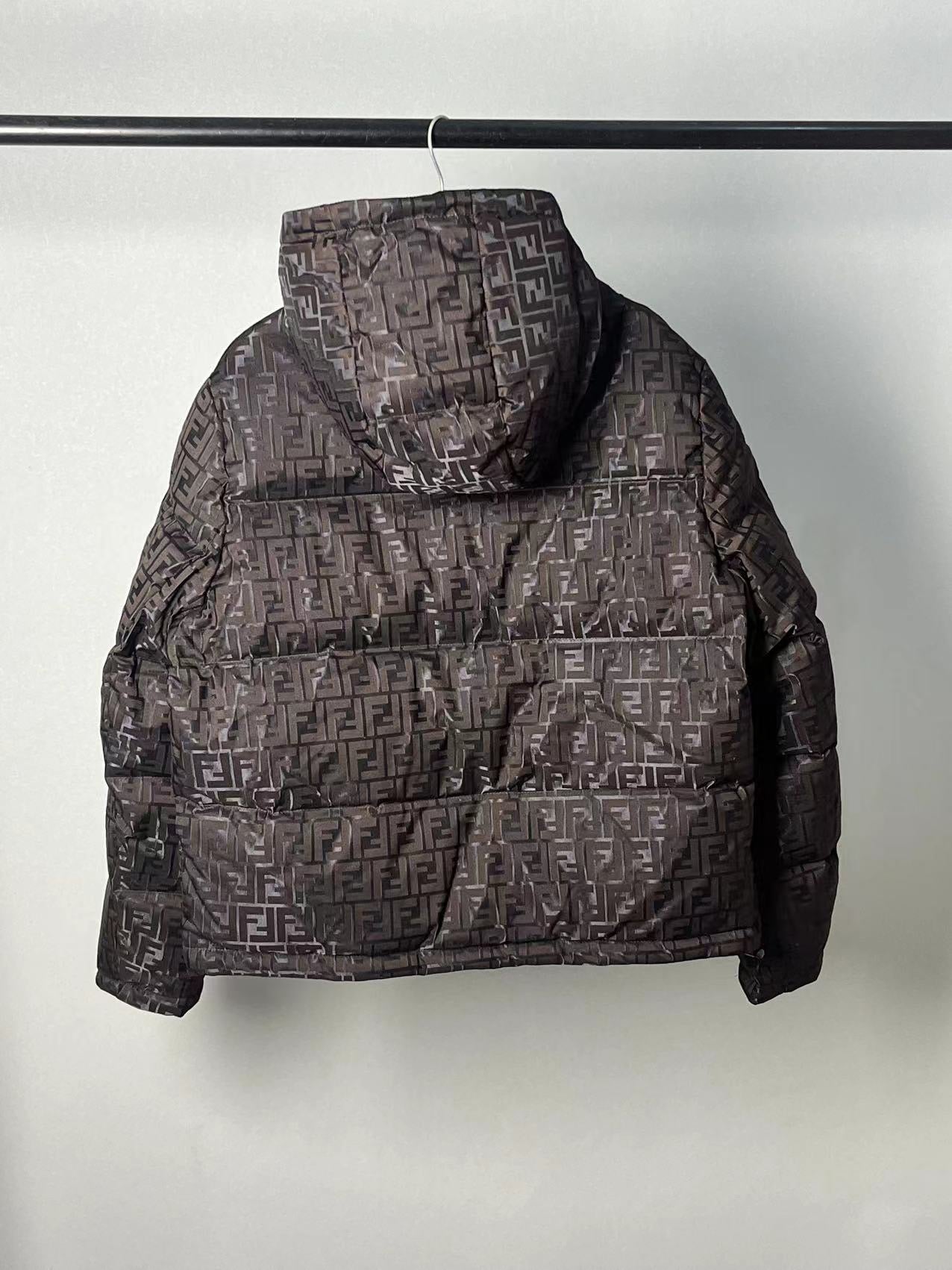 Doudoune en tissu technique black  FF