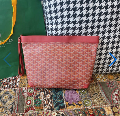 Conti red bill pouch