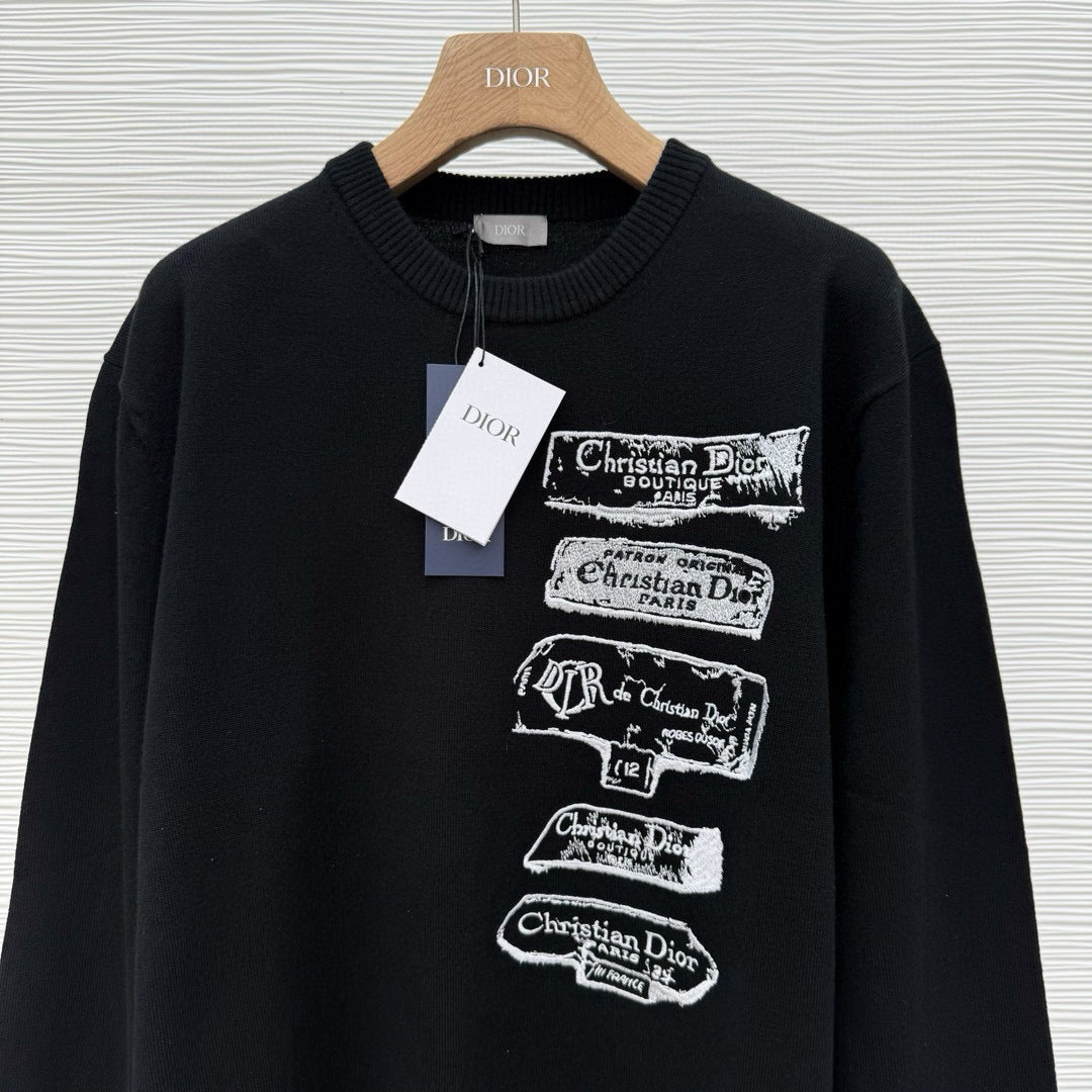 Pull Cd Archives Labels Jersey de laine noire
