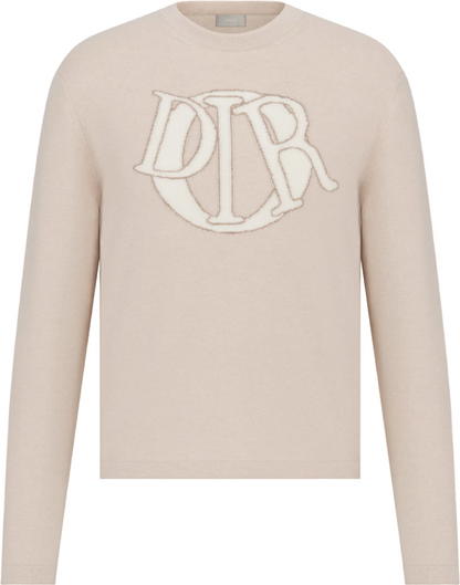 CD Charm Jersey De Laine Et Cachemire Beige