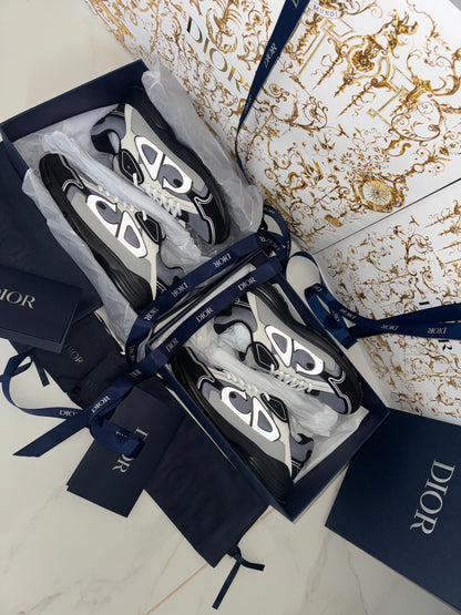 SNEAKERS B30 V3S VERSION BIEN LISSE GRIS BLANC RÉFLECTIVE RÉACTION CORRECTES   FACTURE PACKAGING COMPLET