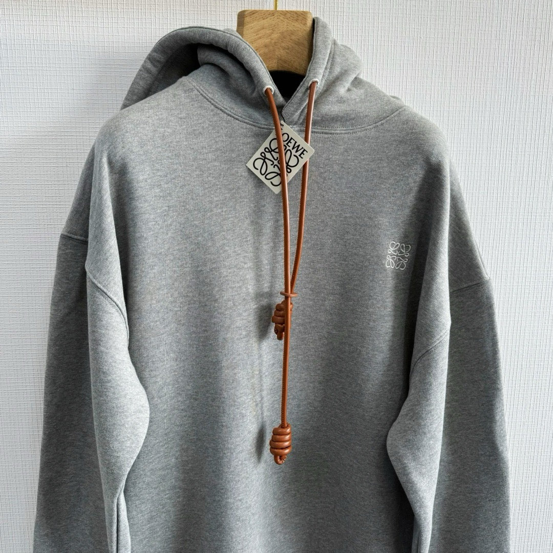 Sweatshirt à capuche décontracté en coton LWE
